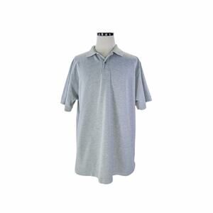 L.L. Bean Men's XL Wrinkle Resistant 100% Cotton XL Polo Shirt Grey